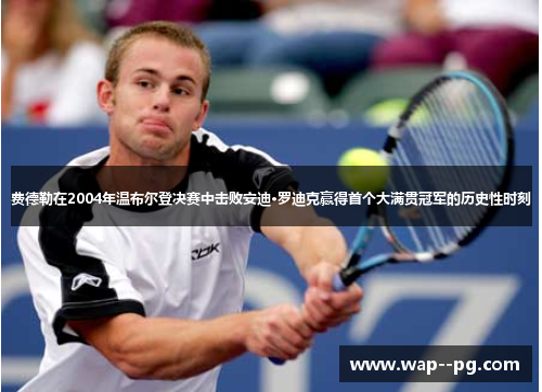 费德勒在2004年温布尔登决赛中击败安迪·罗迪克赢得首个大满贯冠军的历史性时刻